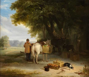 En route pour le marché